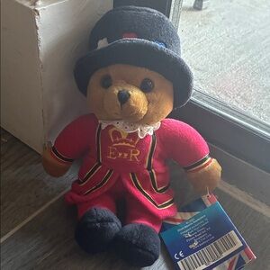 Harrods Red & Black Beefeater Bear Plush
